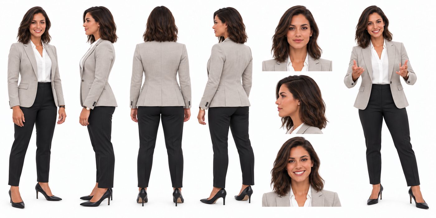 Hoja de personaje de otra persona con blusa blanca